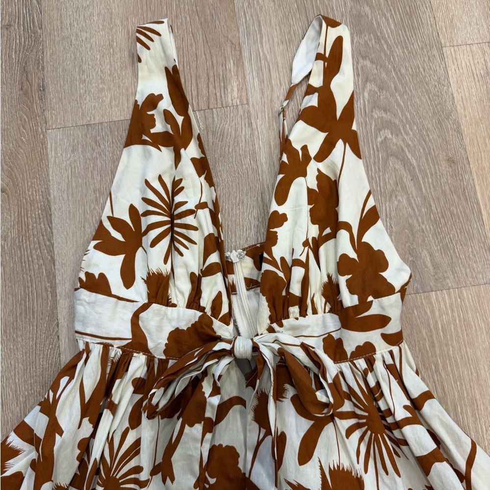 Red Dress Boutique Subtly Sweet Cream Multi Print Maxi Dress - Picture 8 of 11